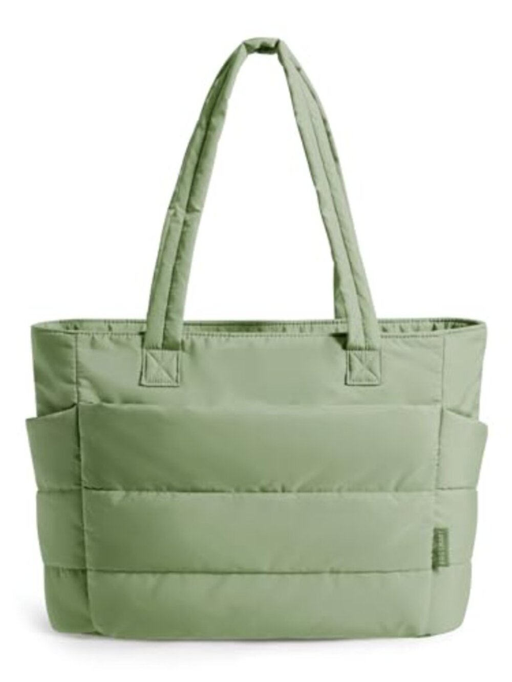 Quilted Puffer Tote Bag Lightweight Travel Work Beach Gym